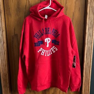 Philadelphia Phillies Men's Red Hoodie Sweatshirt XL New Baseball NBL